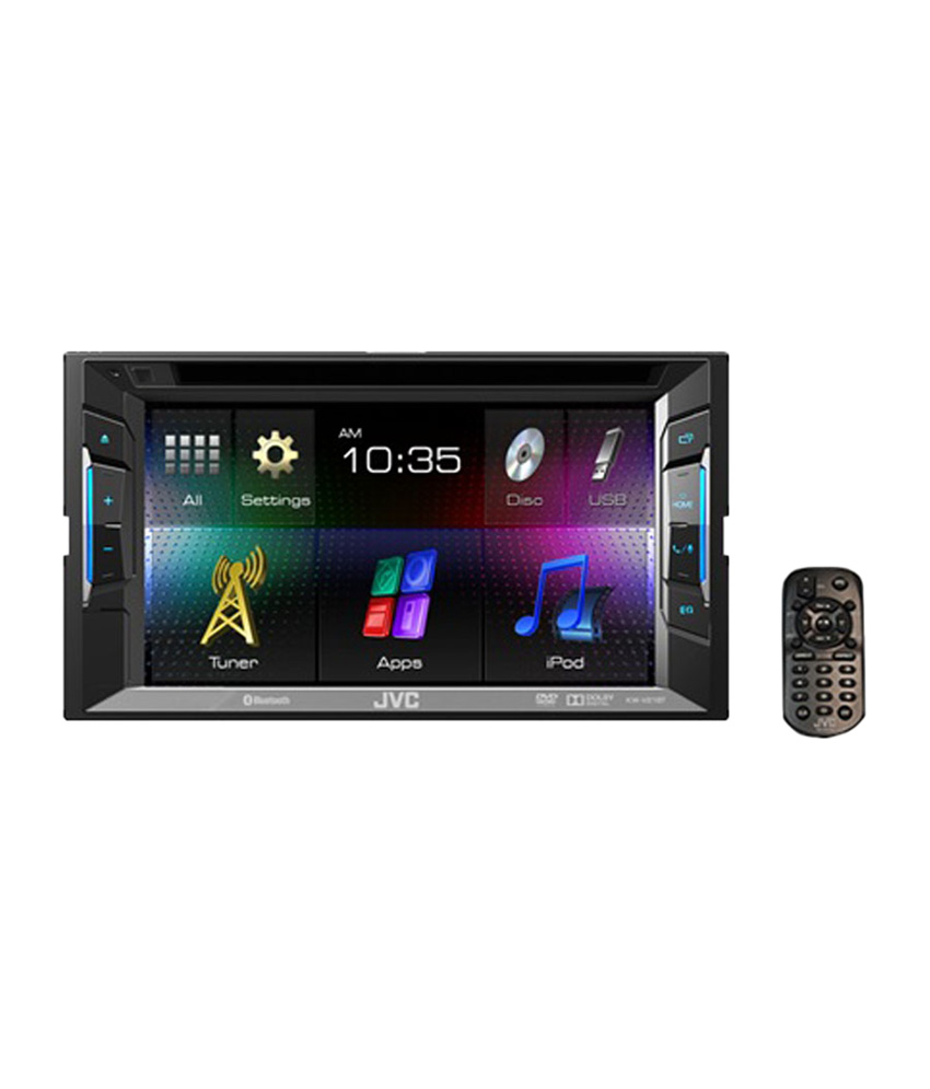 Jvc - Kw-v21bt - Double Din - Dvdcdusb Receiver With 6.2-inches Wvga Touch Panel Monitor
